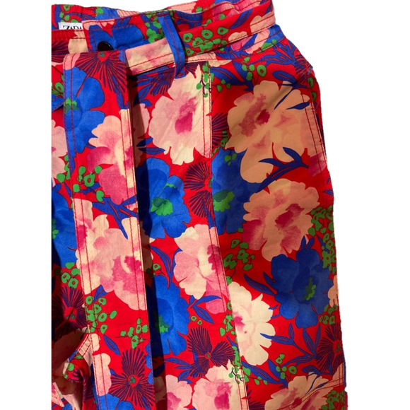 Women's Zara Floral Print Pants Size S - Picture 3 of 9